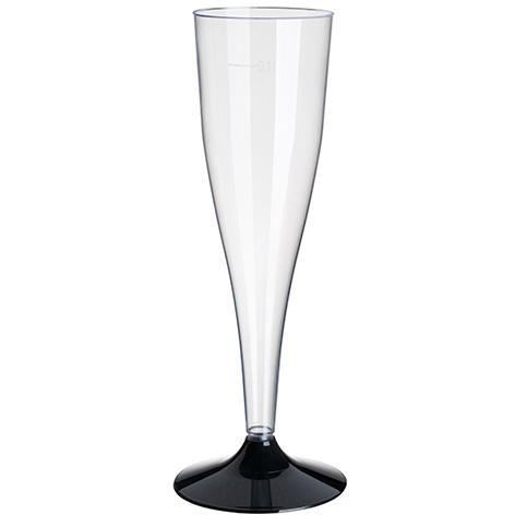 Papstar plastikowe kieliszki do szampana 17.5cm 100ml 20 sztuk