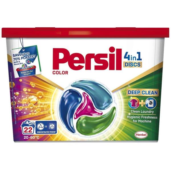 Persil 4in1 Deep Clean kapsułki do prania tkanin 22szt. Kolor