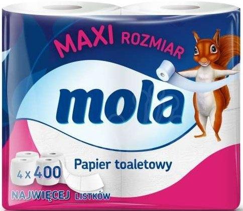 Mola Maxi papier toaletowy bardzo długi, 2-warstwowy, 4 rolki