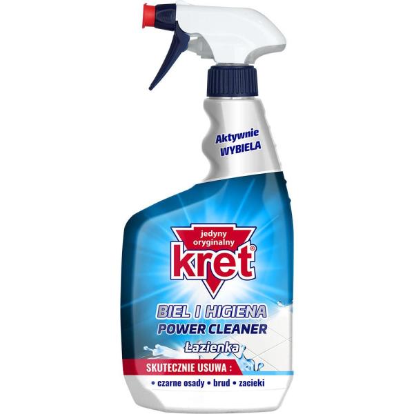 Kret spray do łazienki 620ml Biel i Higiena
