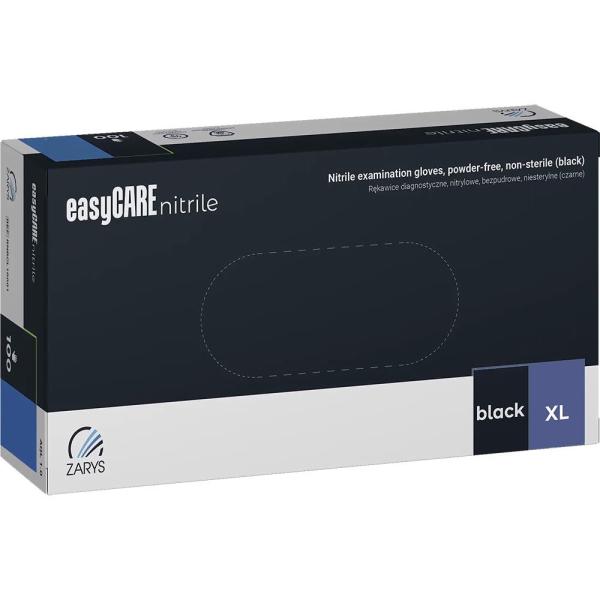 Zarys rękawice nitrylowe easyCare XL 100szt. czarne