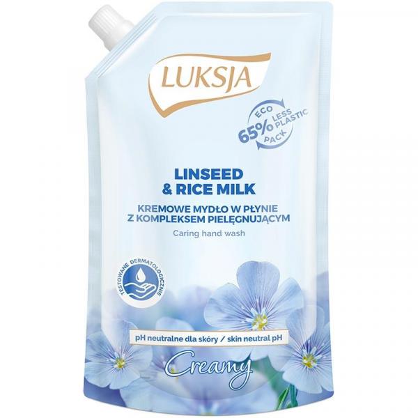 Luksja mydło w płynie len, zapas 400ml
