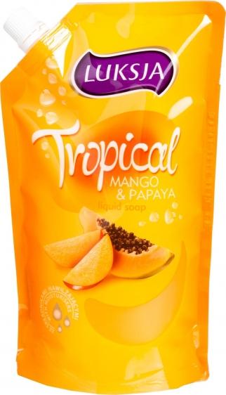 Mydło w płynie Luksja Tropical mango, zapas 400ml
