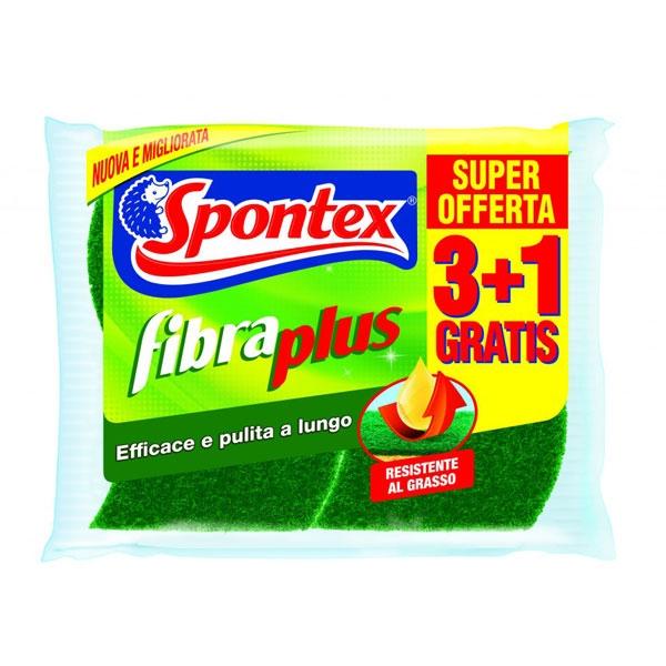 Spontex Fibra Plus 3+1 zmywak kuchenny