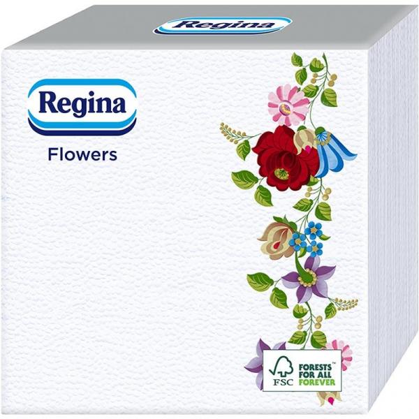 Regina serwetki 33x33cm 45 sztuk Kwiaty
