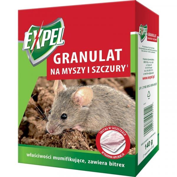 Expel granulki na myszy i szczury 140g

