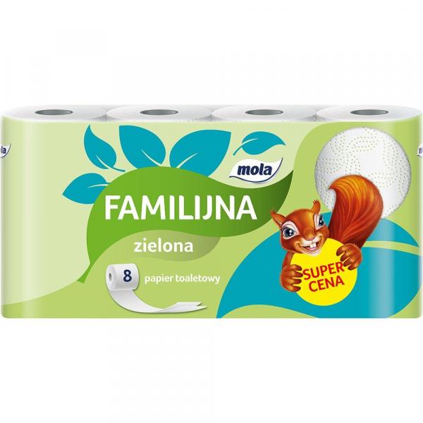 Mola Familijna papier 2-warstw, 8szt. zielony