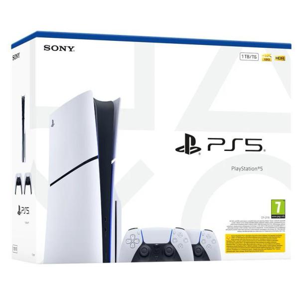 PlayStation 5 Slim 1TB + 2X DualSense - produkt do promocji