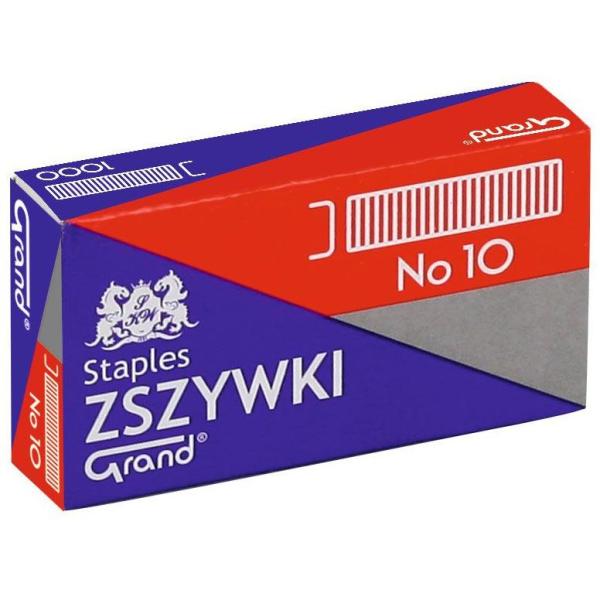 Grand zszywki biurowe No10 10x100 sztuk
