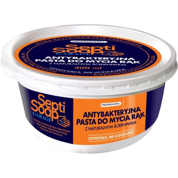 Septi Soap pasta do rąk ze ścierniwem 400ml antybakteryjna
