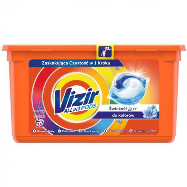 Vizir kapsułki piorące Touch of Lenor 36 sztuk
