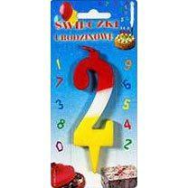 Świeczka urodzinowa cyferka 