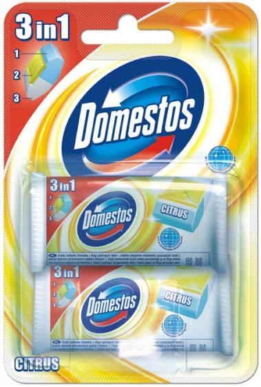 Domestos kostka do wc zapas DUO Citrus 2x40g