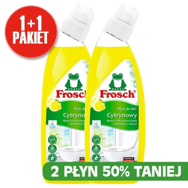 Frosch płyn do wc DUOPACK 2x750ml Cytrynowy