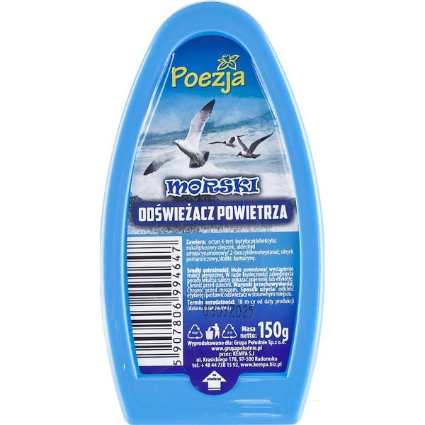 Poezja odświeżacz powietrza w żelu morski 150g