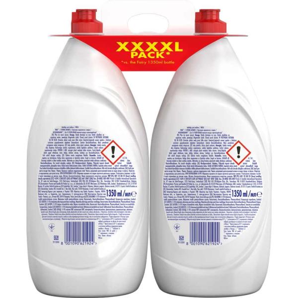 Fairy płyn do naczyń 2x 1350ml Lemon