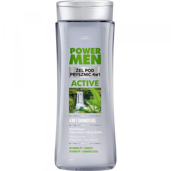 Joanna Power Men 4w1 żel pod prysznic męski 300ml Active