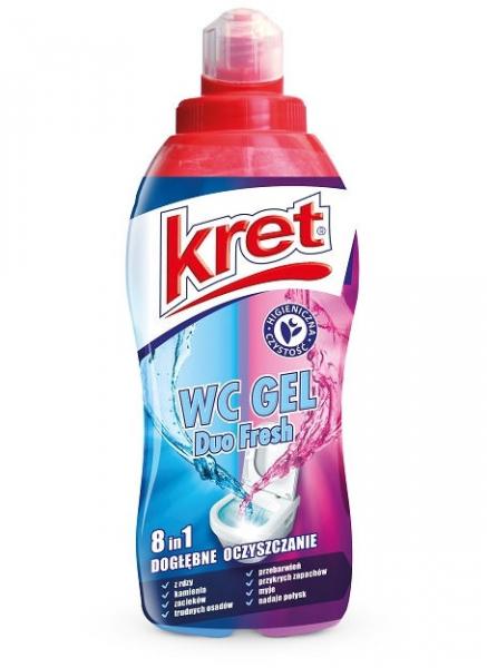 Kret duo fresh żel do wc dwufazowy 700g