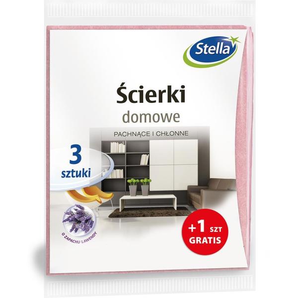 Stella ścierki domowe lawendowe 3+1 gratis