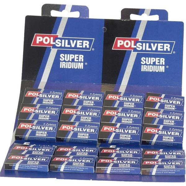 Polsilver Super Iridium żyletki 100 sztuk
