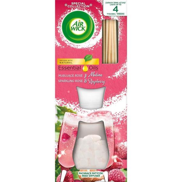 Air Wick patyczki odświeżające Musujące rose z maliną
