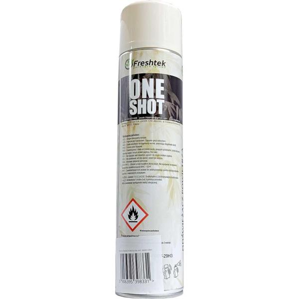 Freshtek One Shot odświeżacz powietrza w sprayu 600ml Bambus 