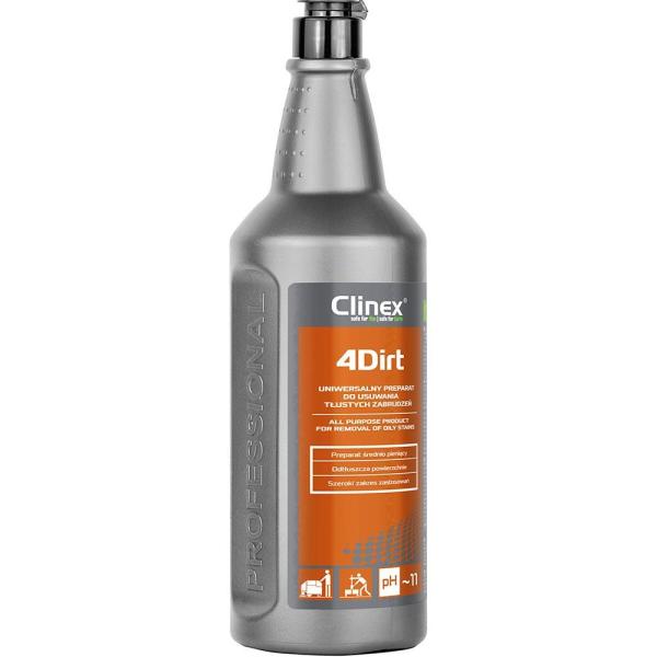 Clinex 4D Dirt płyn do usuwania tłustych zabrudzeń 1L
