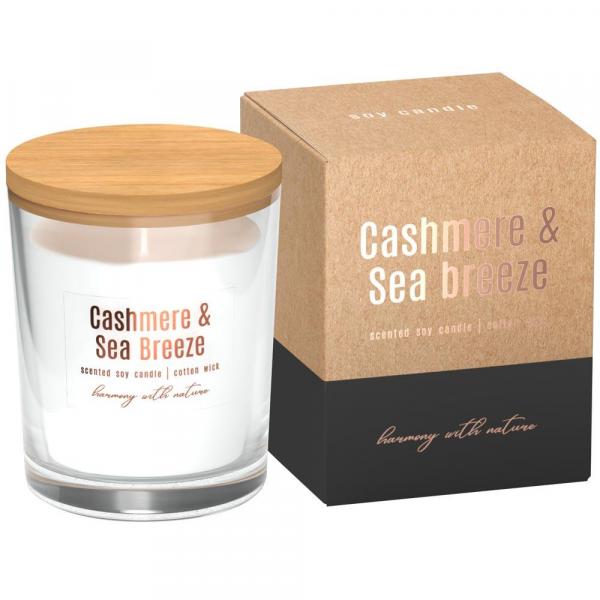 Bispol świeca zapachowa sojowa Cashmere & Sea Breeze
