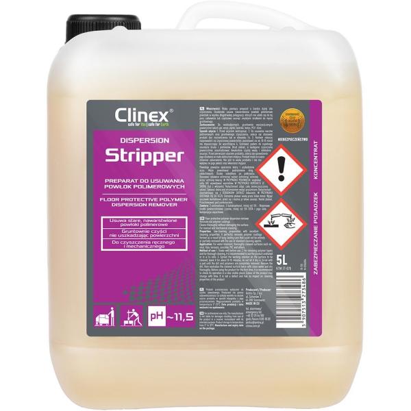 Clinex Dispersion Stripper płyn do usuwania powłok polimerowych 5L