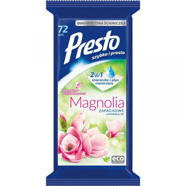 Presto chusteczki uniwersalne do czyszczenia 72szt. Magnolia