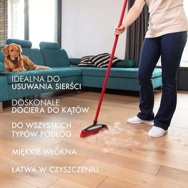 Vileda Pet Pro szczotka ze składanym kijem
