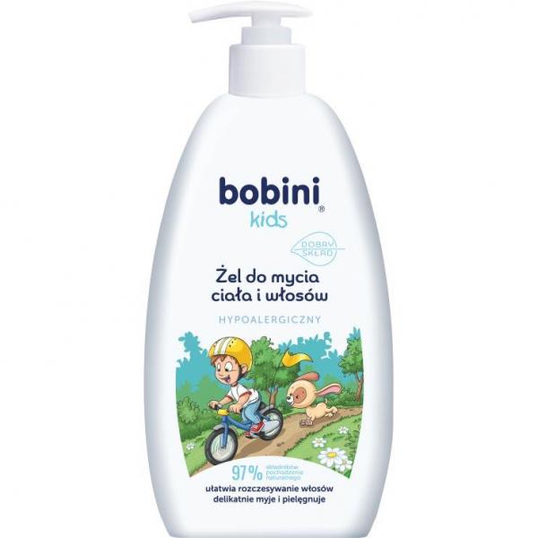 Bobini Kids żel do mycia ciała i włosów 500ml hipoalergiczny