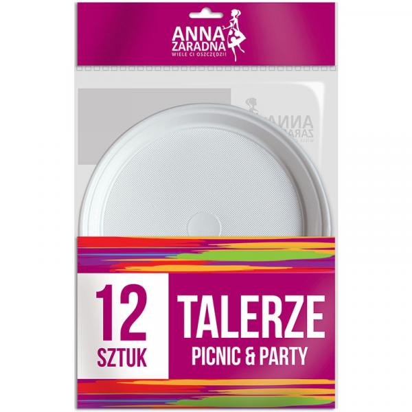 Anna Zaradna talerze 12szt