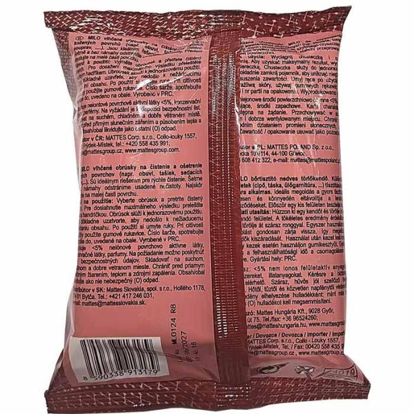 Mattes Leather chusteczki nawilżane do skóry 25 sztuk