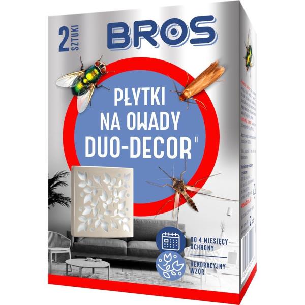 Bros insektobójcza płytka na owady Duo-decor 2 sztuki