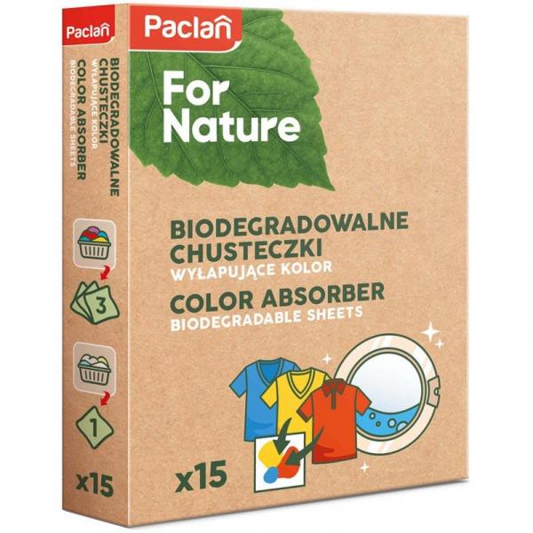 Paclan For Nature Color Absorber chusteczki wyłapujące kolor 15 sztuk