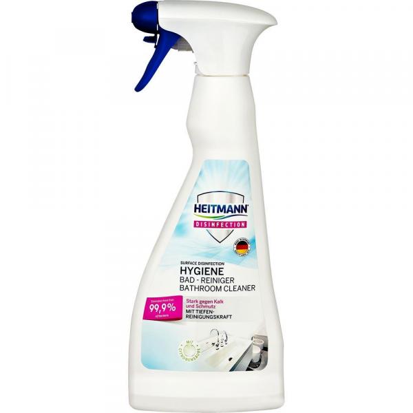 Heitmann Dezynfekcja odkamieniacz do łazienek w sprayu 0,5L
