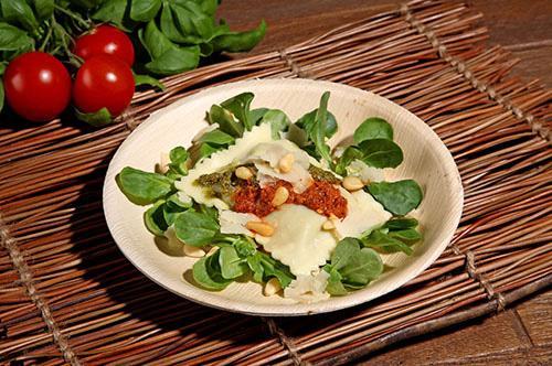 Papstar talerz okrągły 18.5cm 25 sztuk Liść Palmowy
