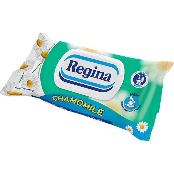 Regina Chamomile papier toaletowy nawilżany 42 sztuki