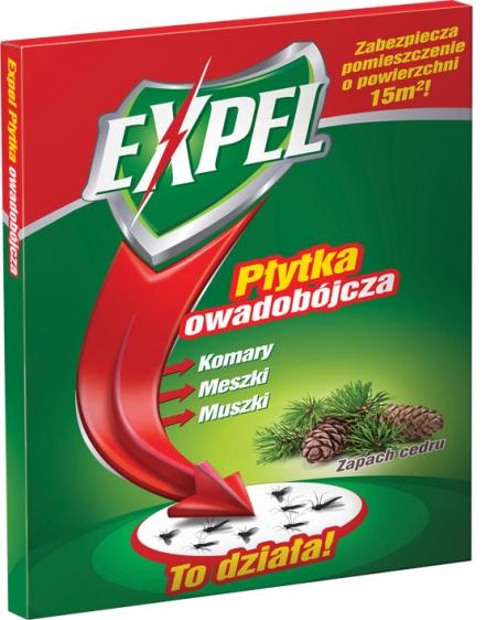 Expel płytka owadobójcza o zapachu cedru