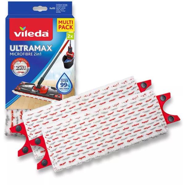 Vileda Ultramax mikrofibra wkład do mopa płaskiego 2szt.