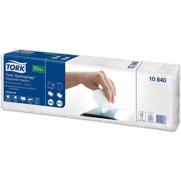 Tork serwetki XPRESSNAP 1-warstwowe 10840 5x225 Białe
