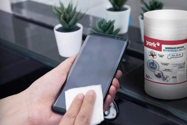 York ściereczki dezynfekujące w tubie 60 szt.